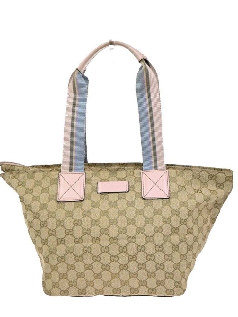 GUCCI Logo Sherry GG Pattern Shoulder Tote Bag Canvas Leather BN Italy 35KC687